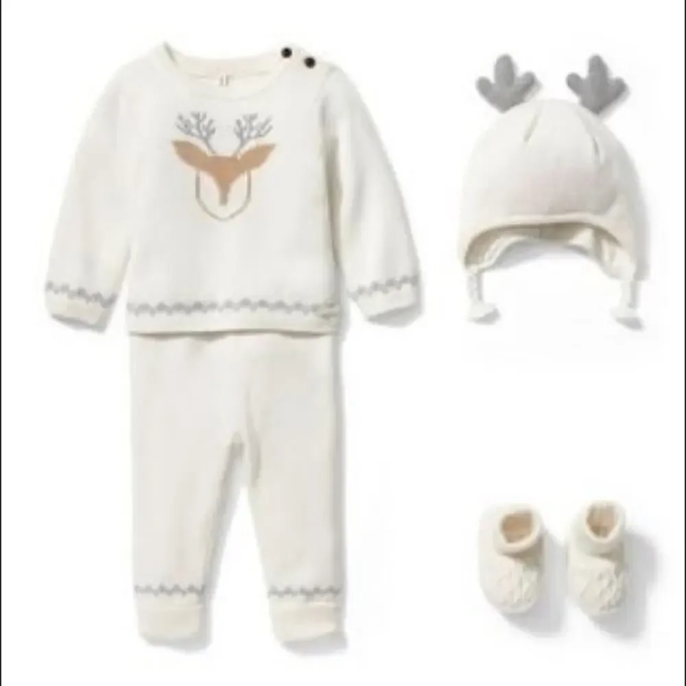 Janie and Jack Deer Beanie, 0-3M - NWT